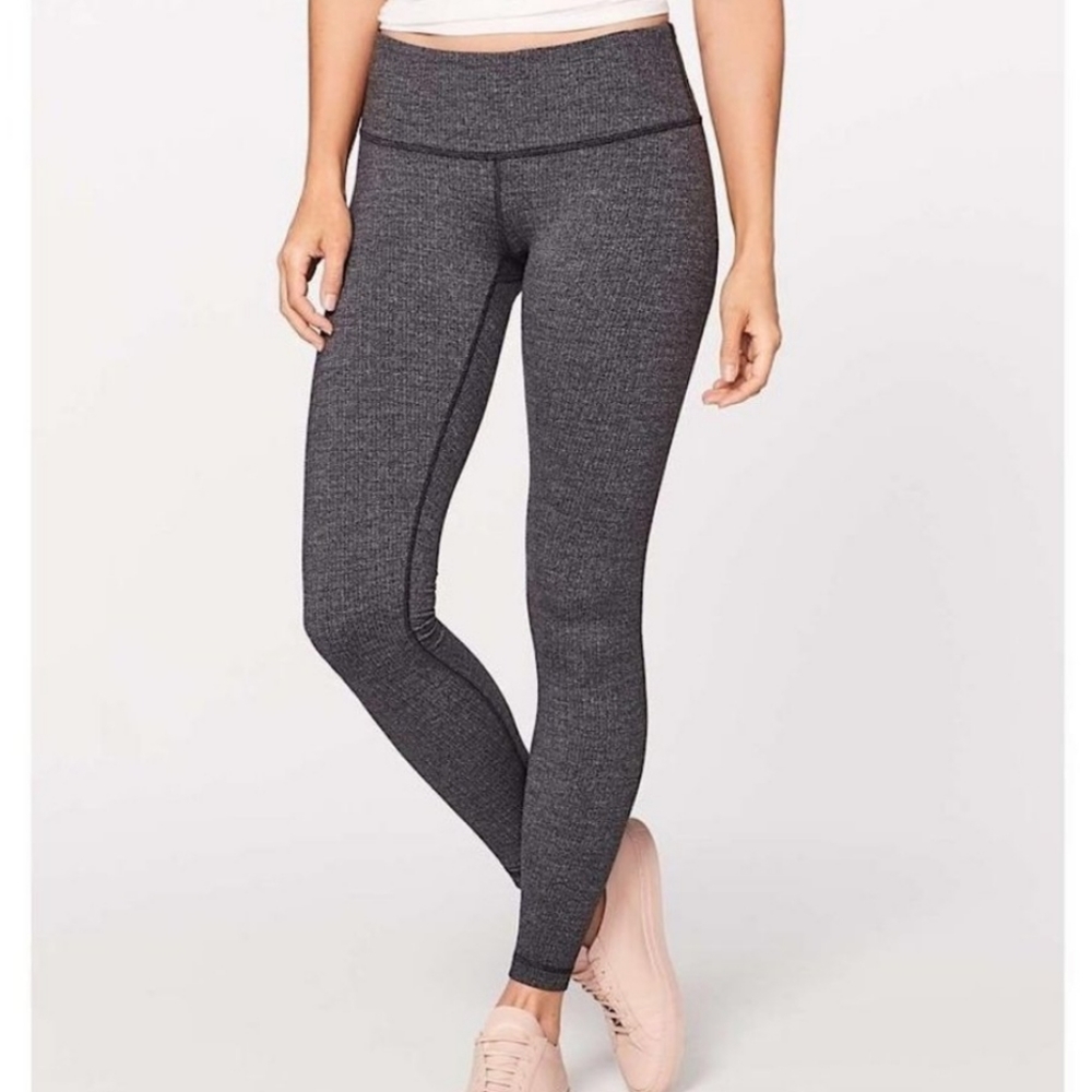 Lululemon Wunder Under Tight Variegated Knit Size 6